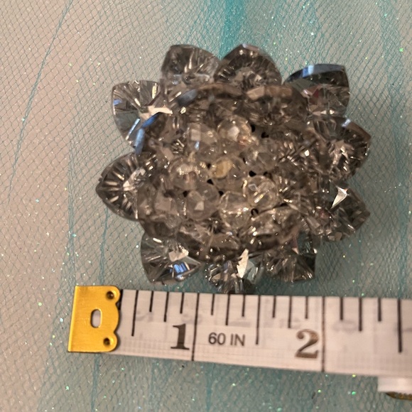 3/$15  Clear Beaded Pin - Picture 3 of 3
